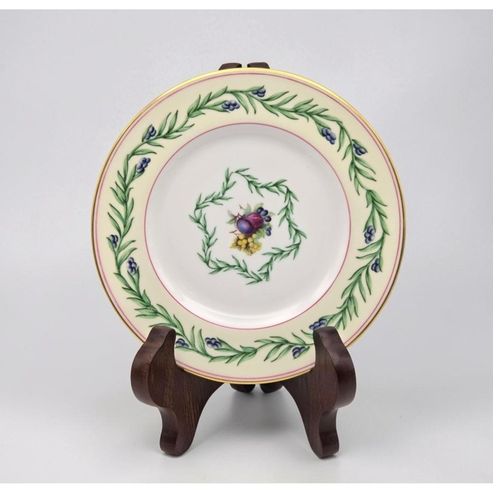 Set Of 7 Royal Worcester Bone China Botanical Athlone Bread Plates 6"